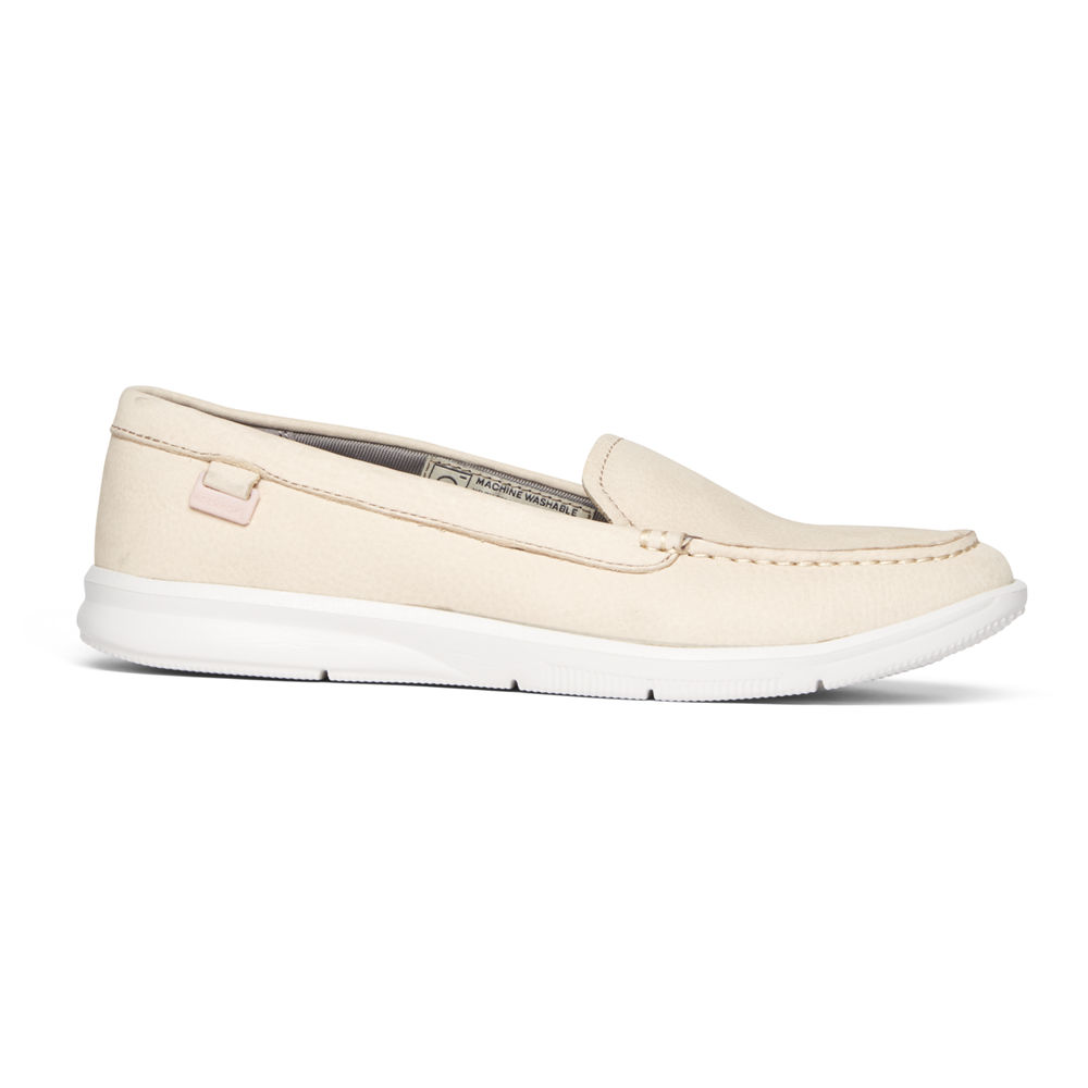 Mocassins Rockport Mulher Branco - Ayva Washable - 58160NGSE